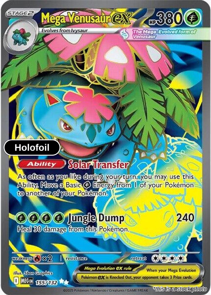 Mega Venusaur ex - 155/132