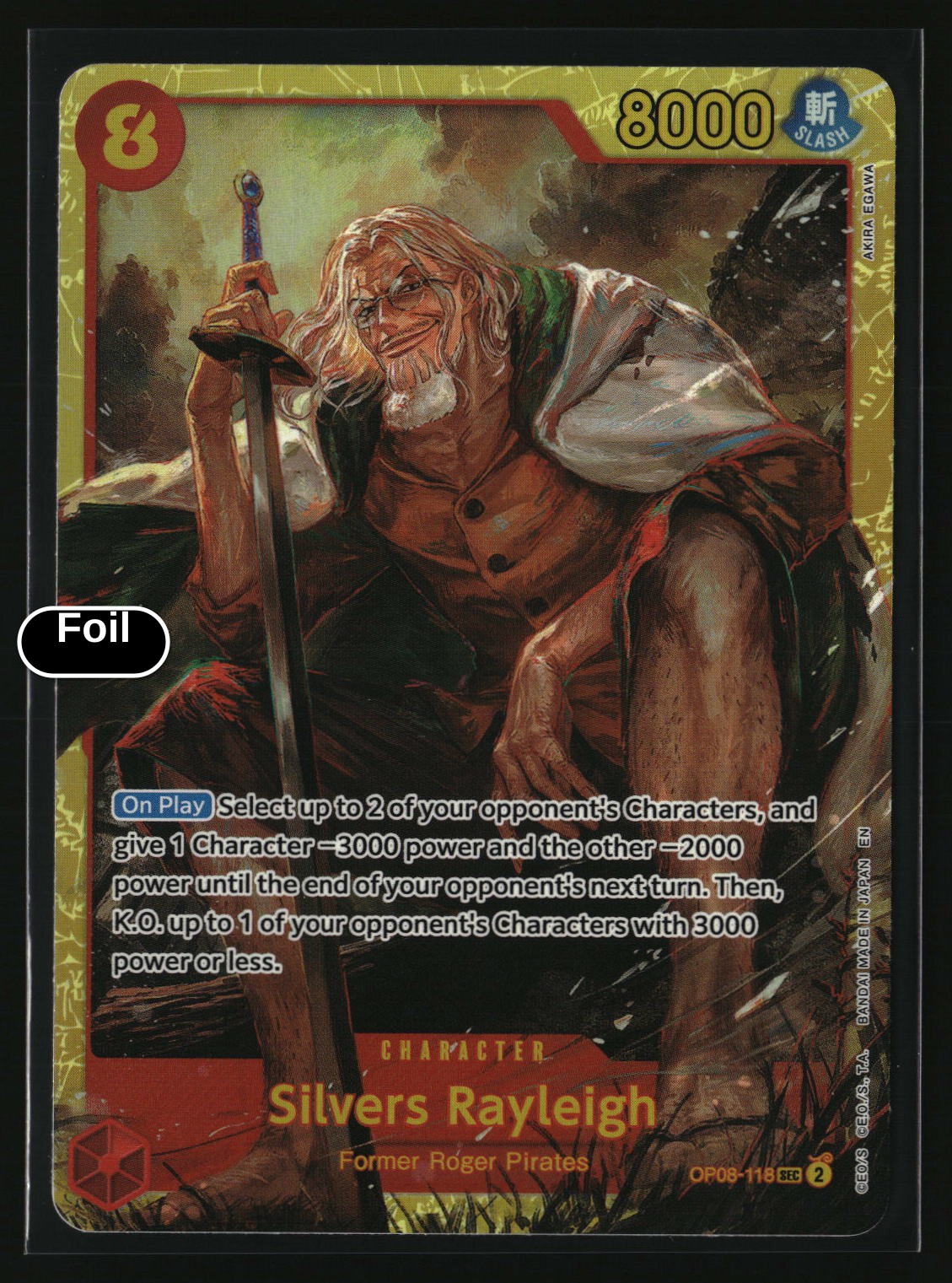 Silvers Rayleigh - OP08-118 (Reprint)
