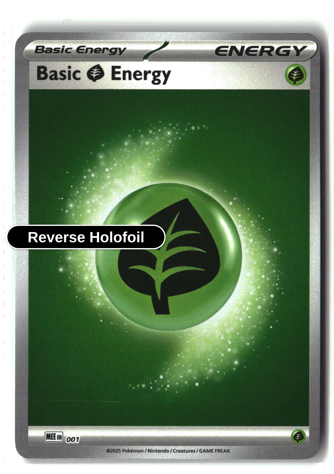 Basic Grass Energy - 001 - 1 - [MEE - MEE: Mega Evolution Energies] - Reverse Holofoil