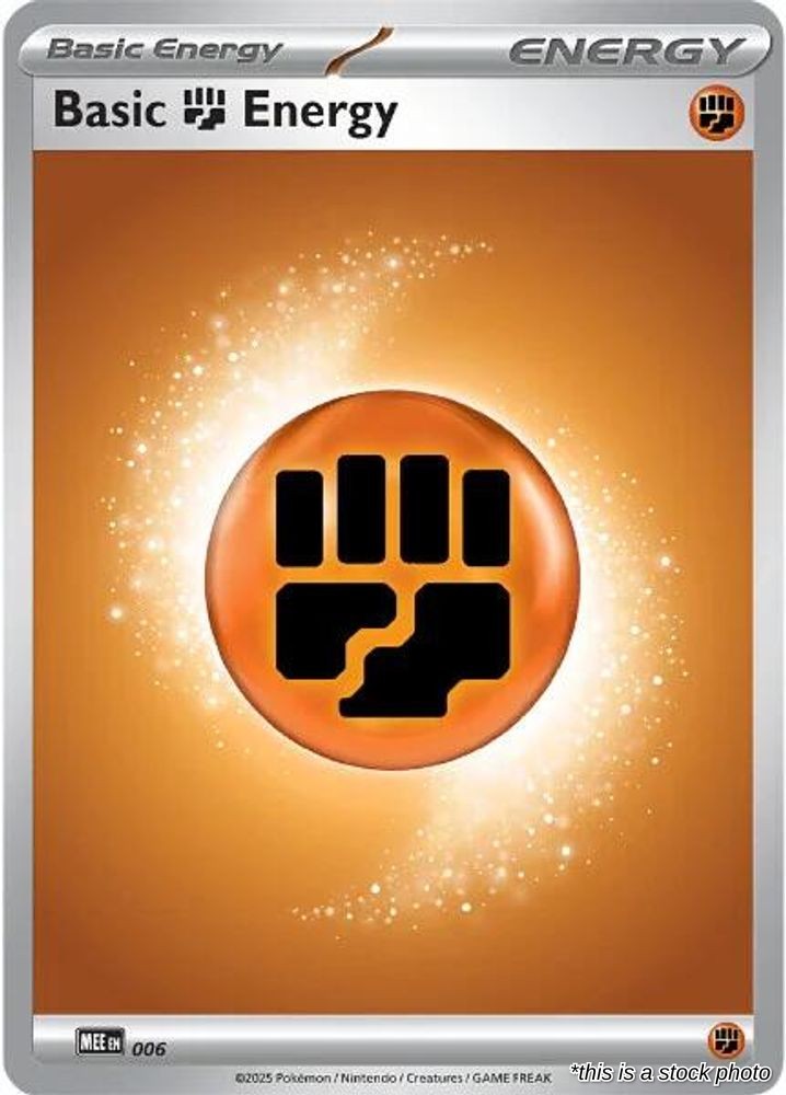 Basic Fighting Energy - 006 -Normal - 6 - [MEE - MEE: Mega Evolution Energies]