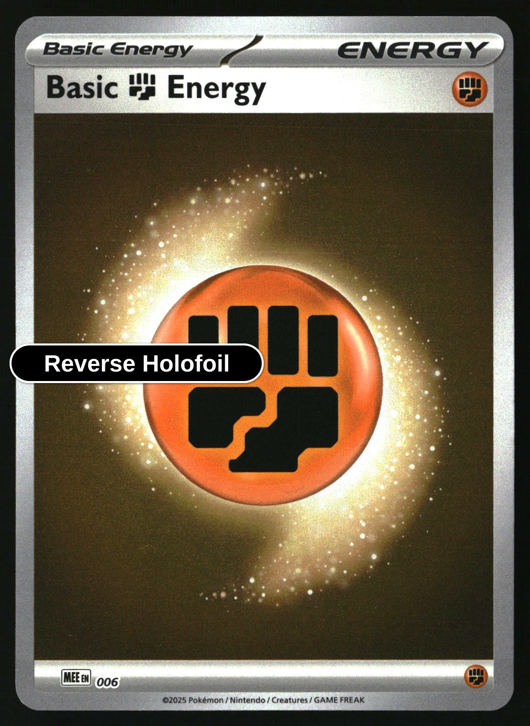 Basic Fighting Energy - 006 -Reverse Holofoil - 6 - [MEE - MEE: Mega Evolution Energies]
