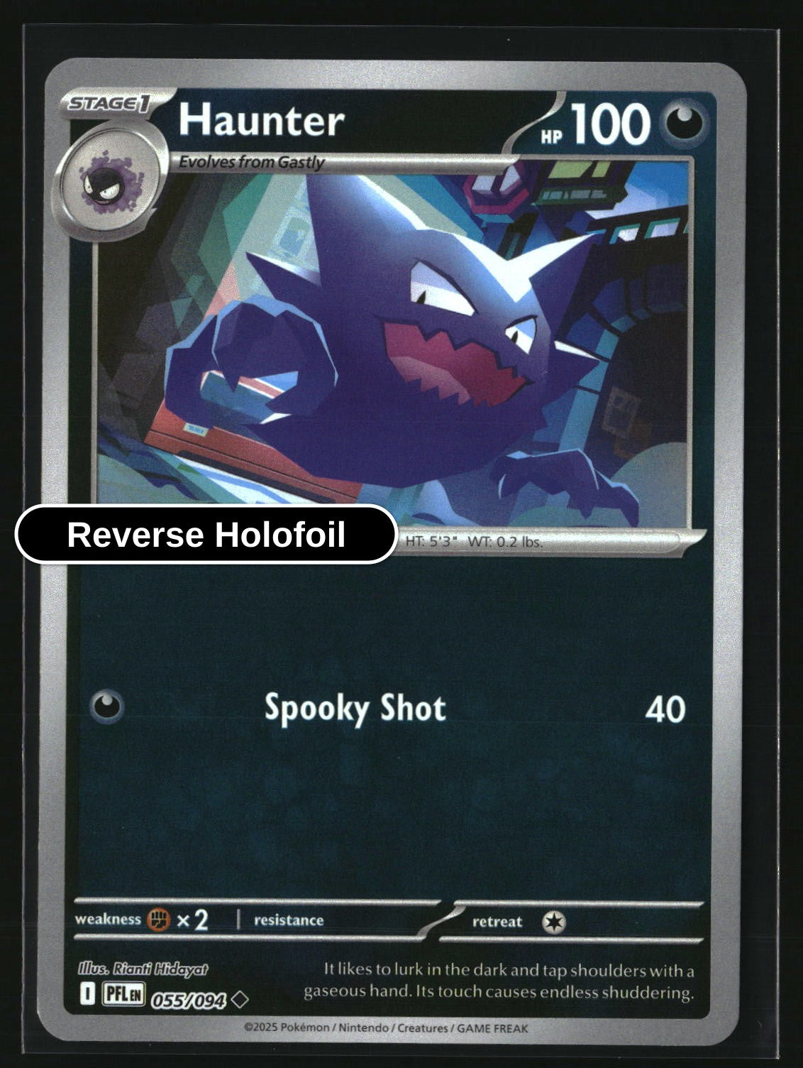 Haunter - 055/094 - [PFL - ME02: Phantasmal Flames] - Reverse Holofoil