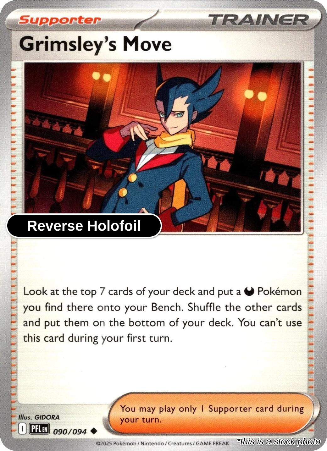 Grimsley's Move - 090/094 - [PFL - ME02: Phantasmal Flames] - Reverse Holofoil
