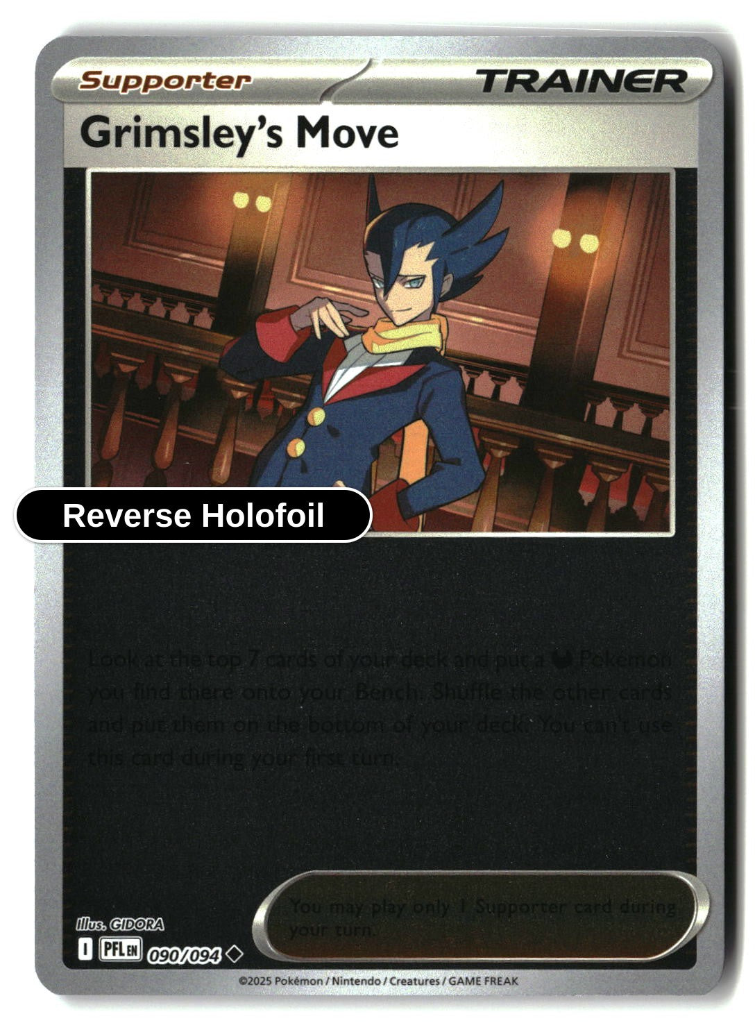 Grimsley's Move - 090/094 - [PFL - ME02: Phantasmal Flames] - Reverse Holofoil