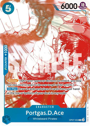 Portgas.D.Ace - OP07-053 (3rd Anniversary Treasure Campaign Pack)