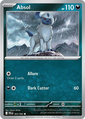 Absol - 063/094 - [PFL - ME02: Phantasmal Flames]