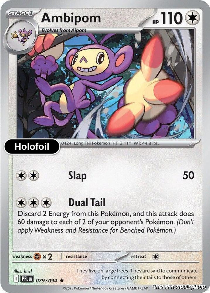 Ambipom - 079/094 - [PFL - ME02: Phantasmal Flames] - Holofoil