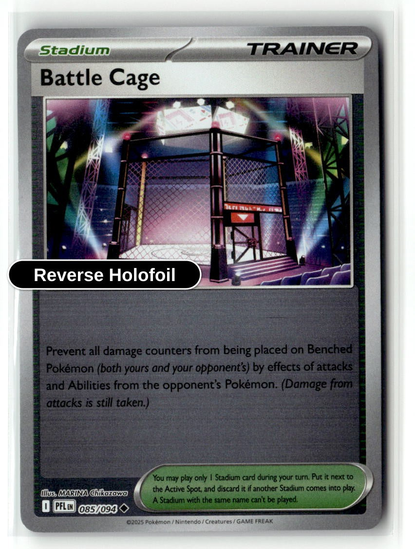 Battle Cage - 085/094 - [PFL - ME02: Phantasmal Flames] - Reverse Holofoil