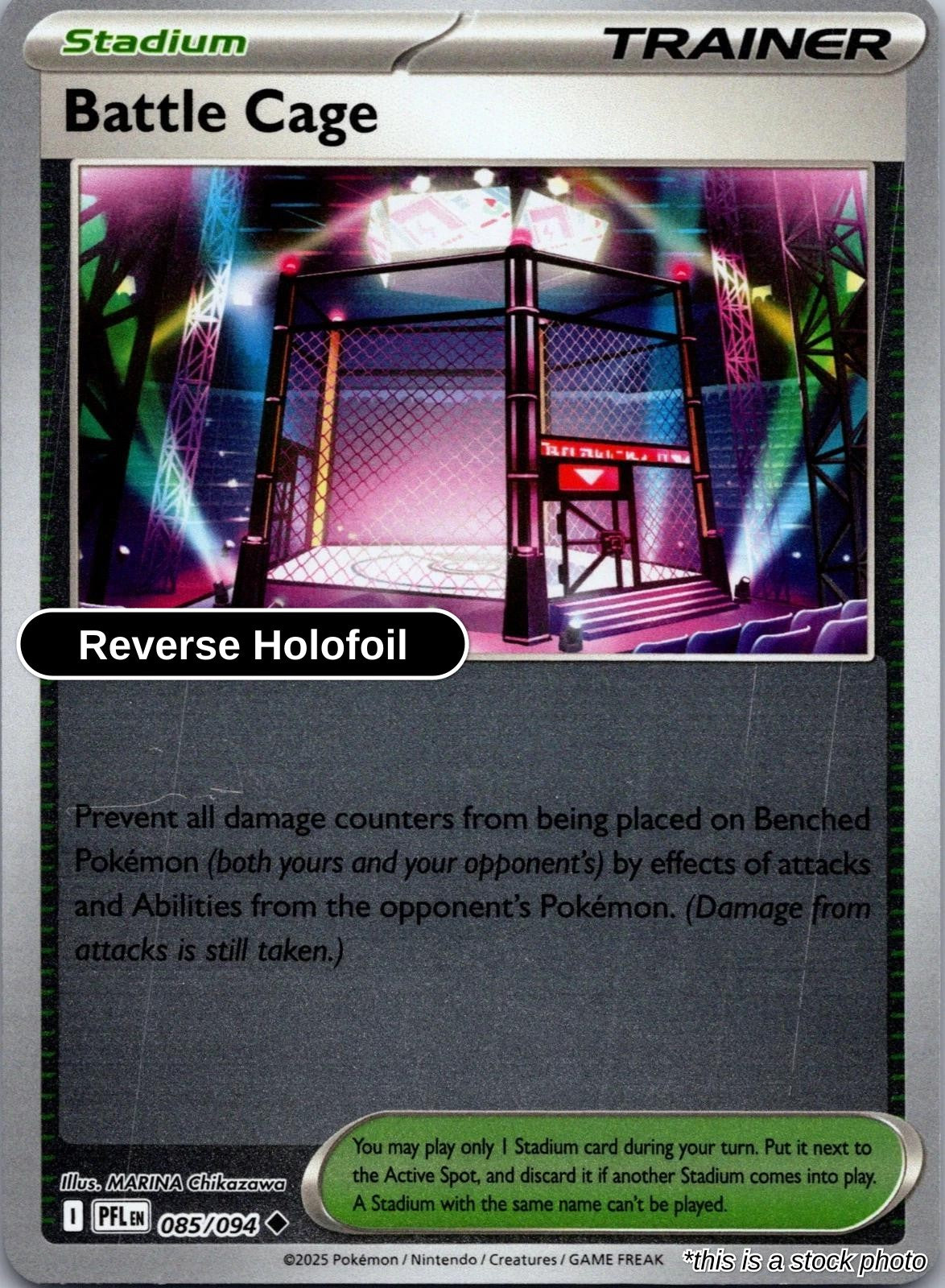 Battle Cage - 085/094 - [PFL - ME02: Phantasmal Flames] - Reverse Holofoil