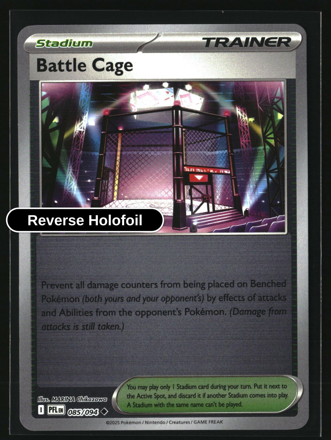 Battle Cage - 085/094 - [PFL - ME02: Phantasmal Flames] - Reverse Holofoil