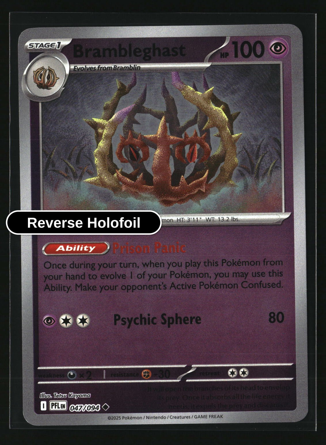 Brambleghast - 047/094 - [PFL - ME02: Phantasmal Flames] - Reverse Holofoil