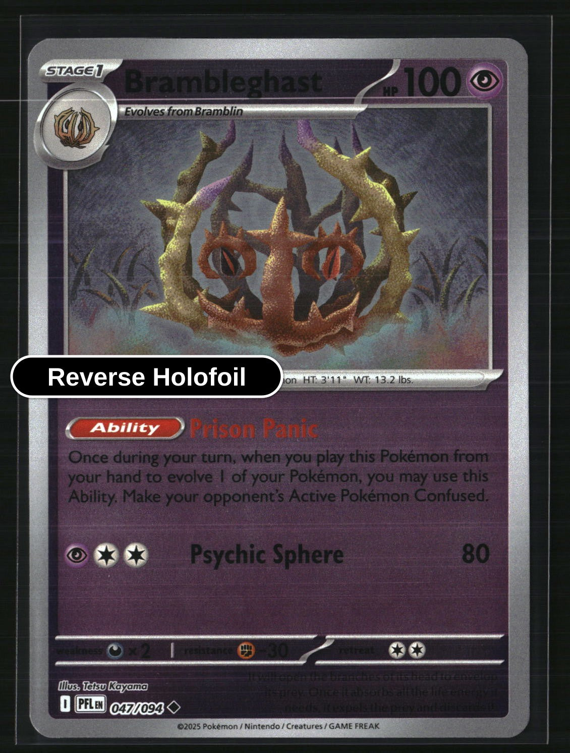Brambleghast - 047/094 - [PFL - ME02: Phantasmal Flames] - Reverse Holofoil