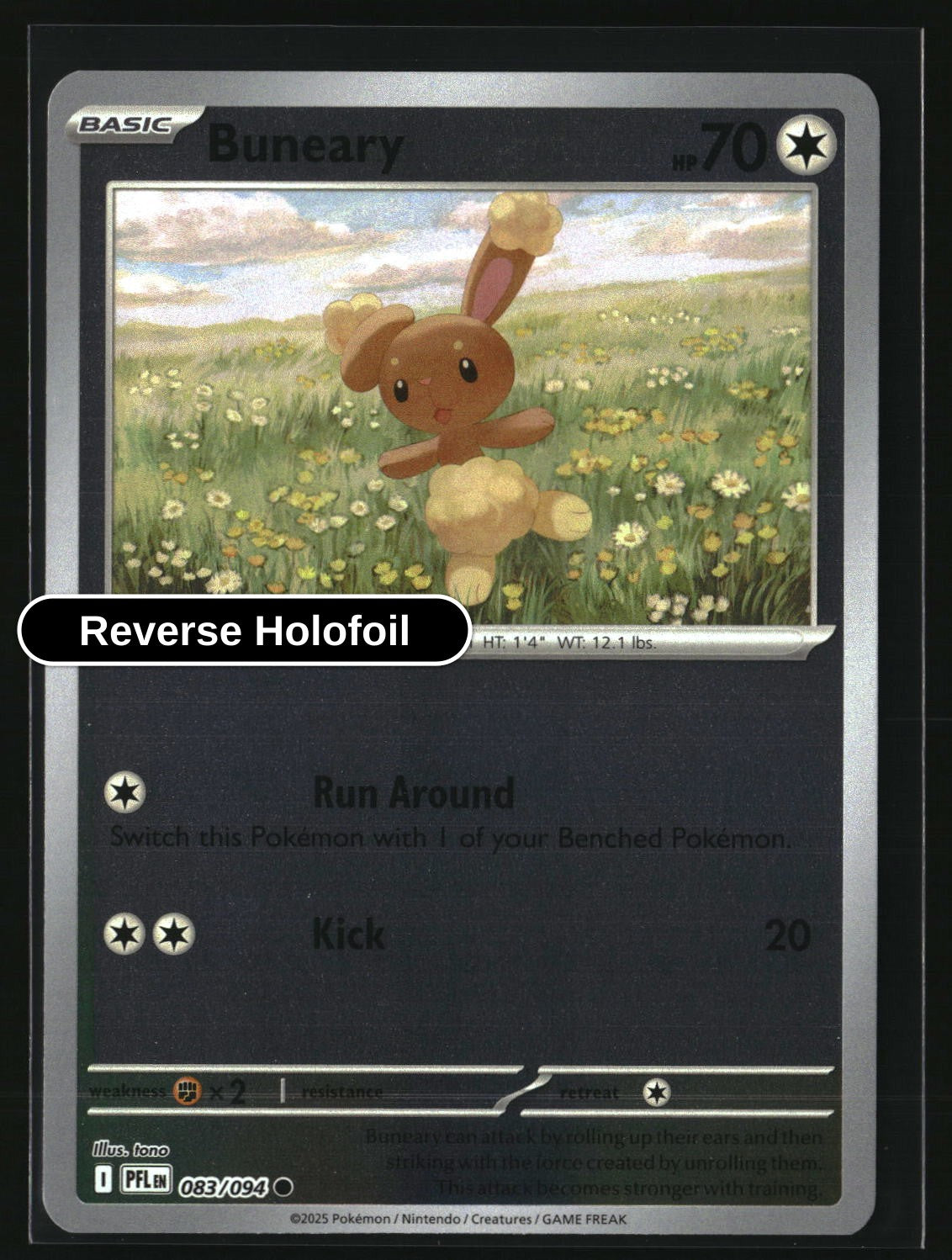 Buneary - 083/094 - [PFL - ME02: Phantasmal Flames] - Reverse Holofoil
