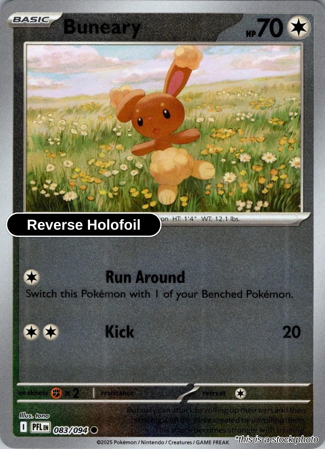 Buneary - 083/094 - [PFL - ME02: Phantasmal Flames] - Reverse Holofoil