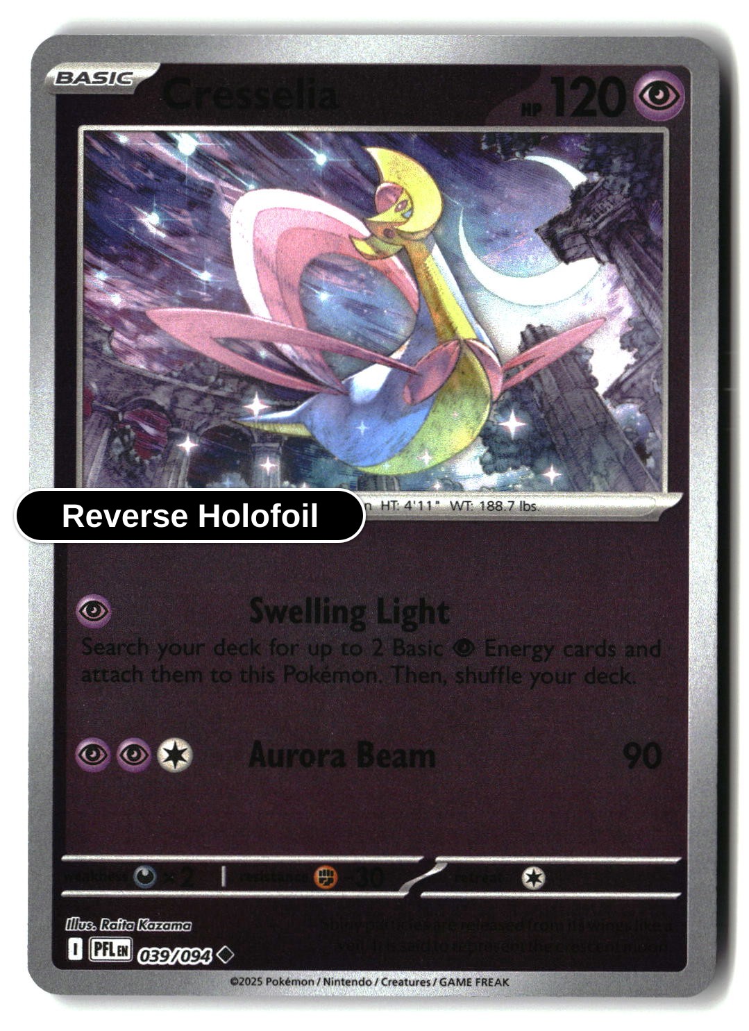 Cresselia - 039/094 - [PFL - ME02: Phantasmal Flames] - Reverse Holofoil