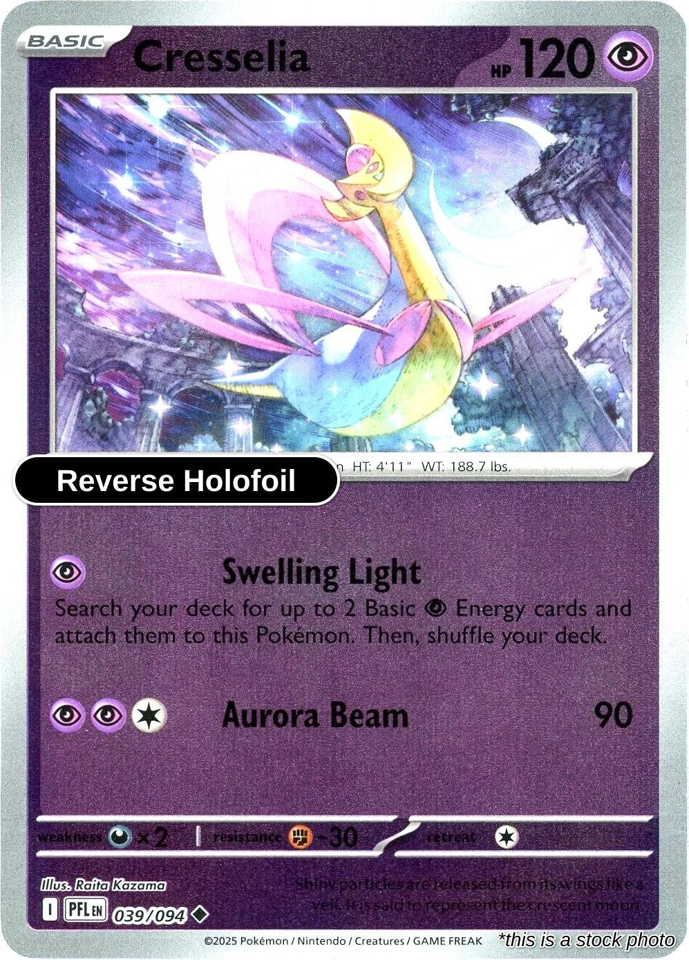 Cresselia - 039/094 - [PFL - ME02: Phantasmal Flames] - Reverse Holofoil