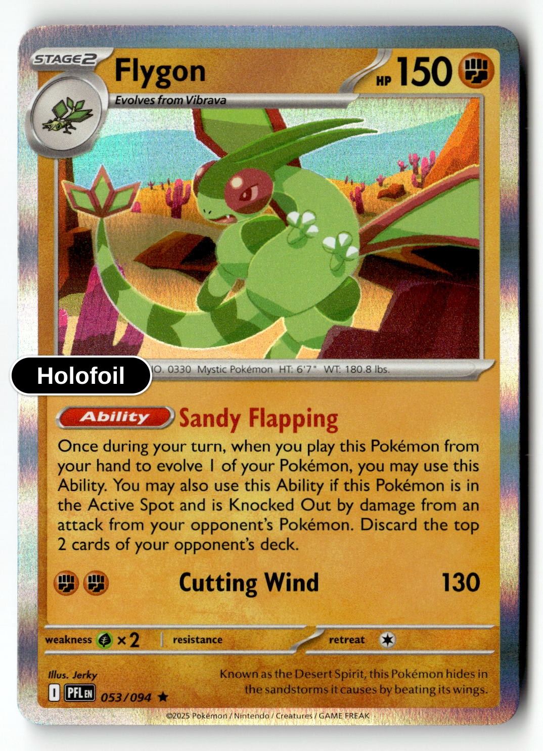 Flygon - 053/094 - [PFL - ME02: Phantasmal Flames] - Holofoil