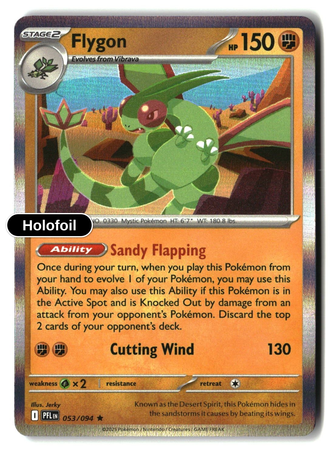 Flygon - 053/094 - [PFL - ME02: Phantasmal Flames] - Holofoil