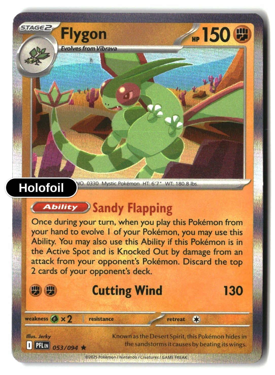 Flygon - 053/094 - [PFL - ME02: Phantasmal Flames] - Holofoil
