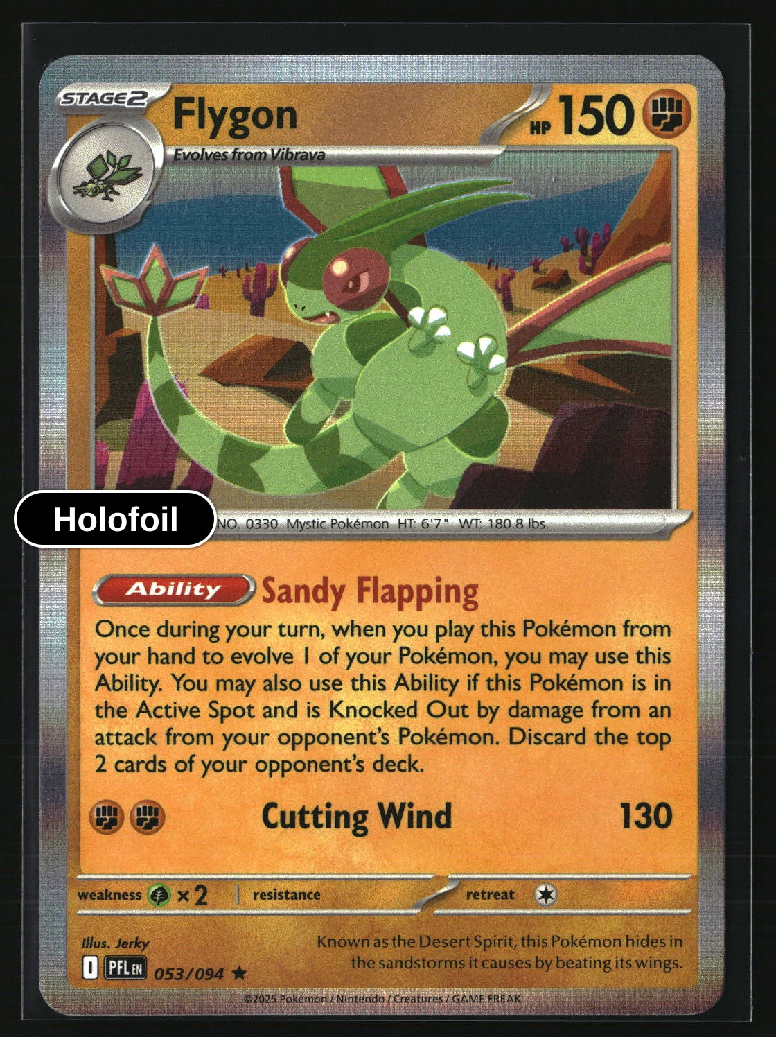 Flygon - 053/094 - [PFL - ME02: Phantasmal Flames] - Holofoil