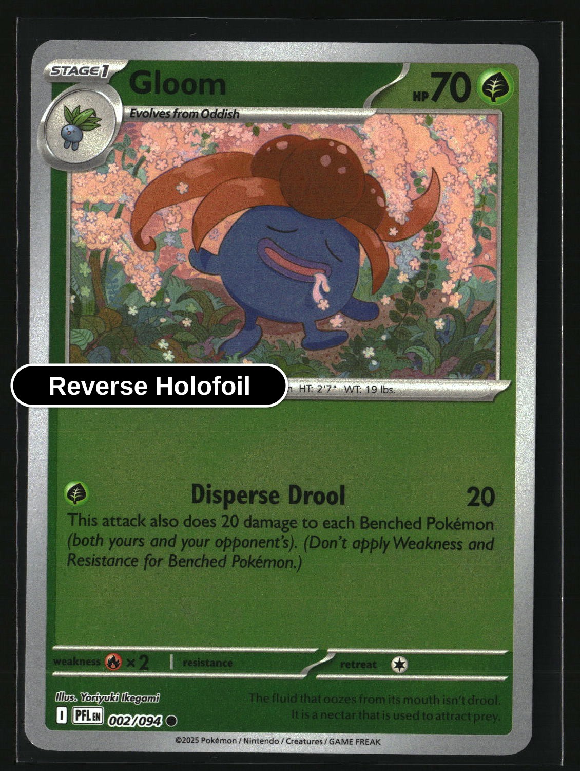Gloom - 002/094 - [PFL - ME02: Phantasmal Flames] - Reverse Holofoil