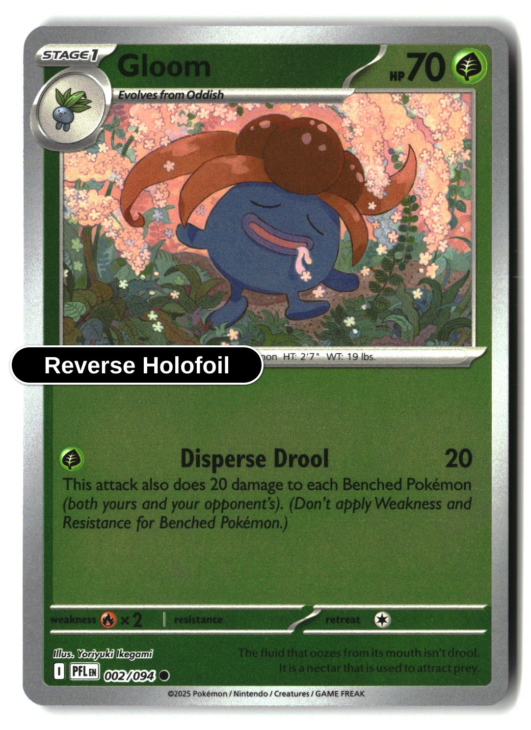 Gloom - 002/094 - [PFL - ME02: Phantasmal Flames] - Reverse Holofoil