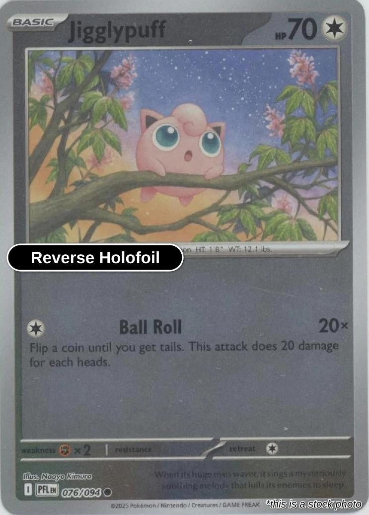Jigglypuff - 076/094 - [PFL - ME02: Phantasmal Flames] - Reverse Holofoil