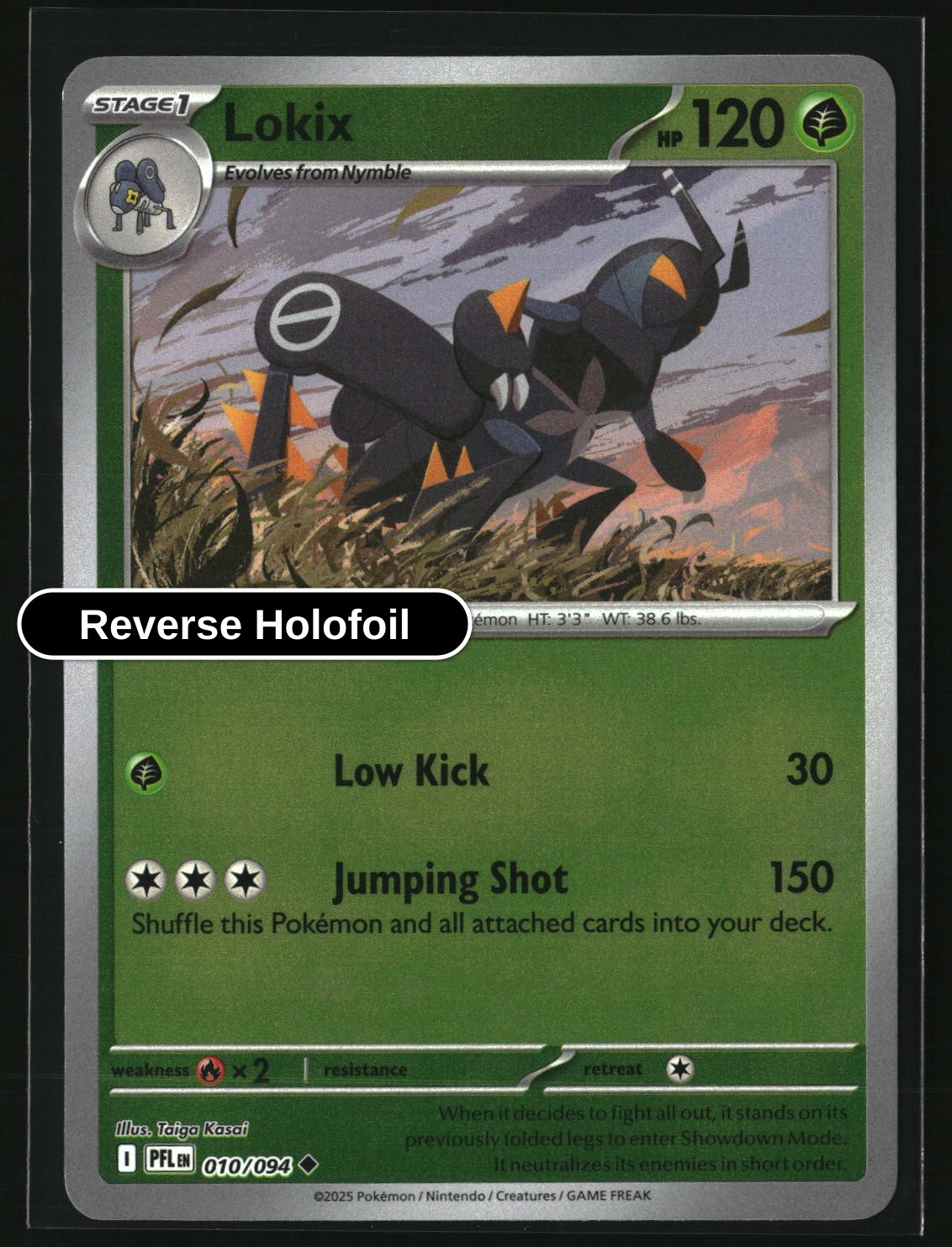Lokix - 010/094 - [PFL - ME02: Phantasmal Flames] - Reverse Holofoil
