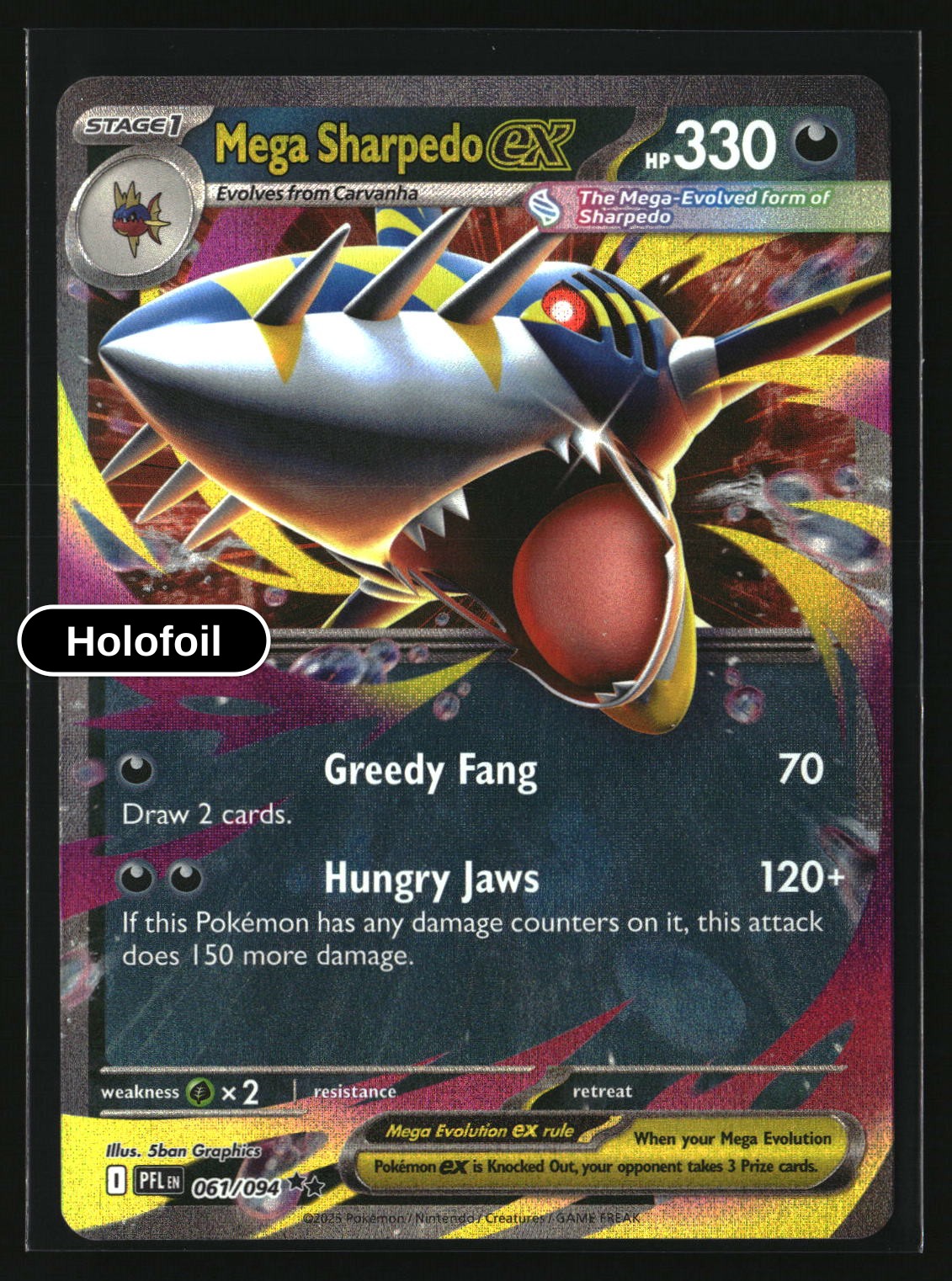 Mega Sharpedo ex - 061/094