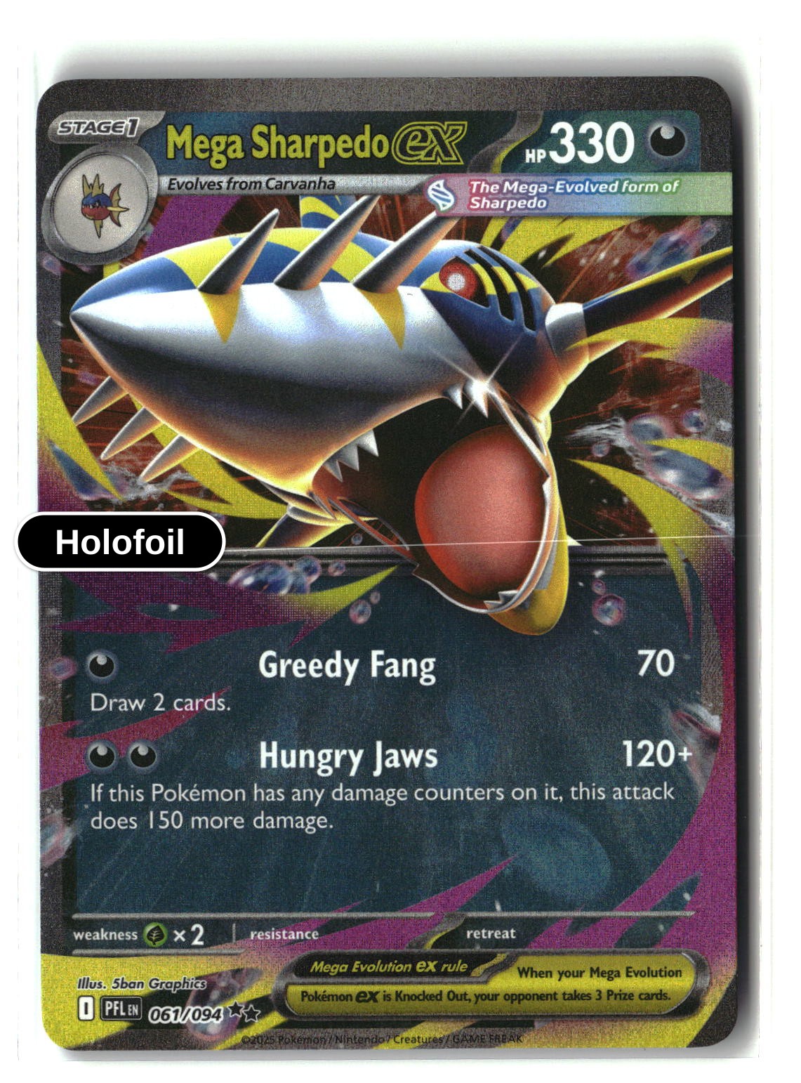 Mega Sharpedo ex - 061/094