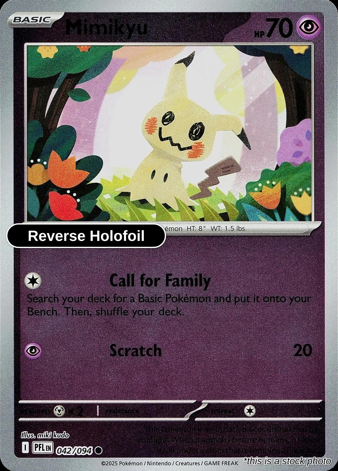 Mimikyu - 042/094 - [PFL - ME02: Phantasmal Flames] - Reverse Holofoil