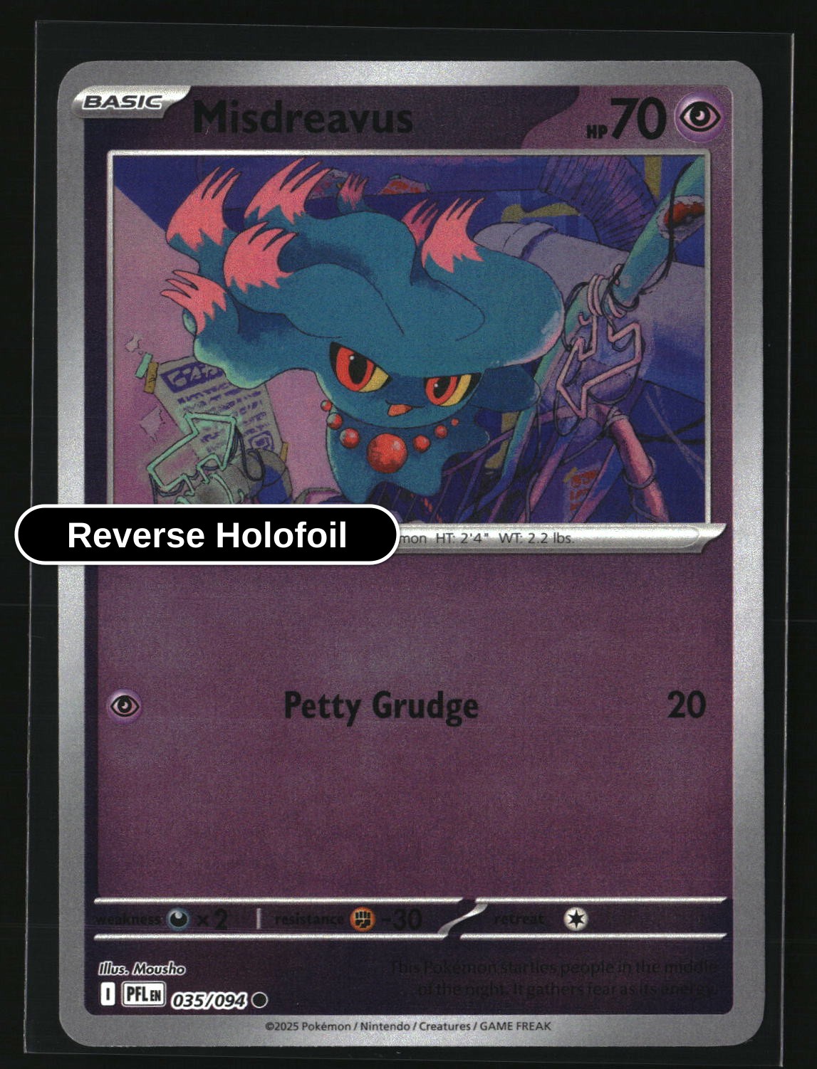 Misdreavus - 035/094 - [PFL - ME02: Phantasmal Flames] - Reverse Holofoil