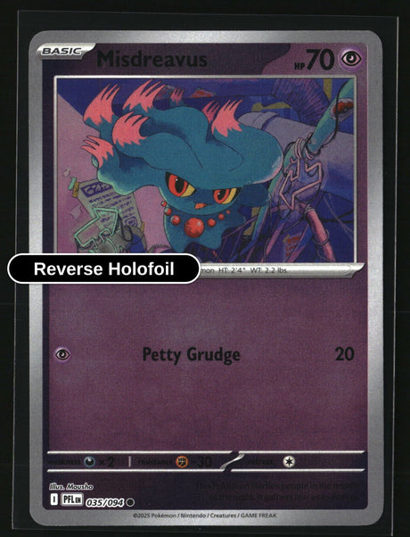 Misdreavus - 035/094 - [PFL - ME02: Phantasmal Flames] - Reverse Holofoil