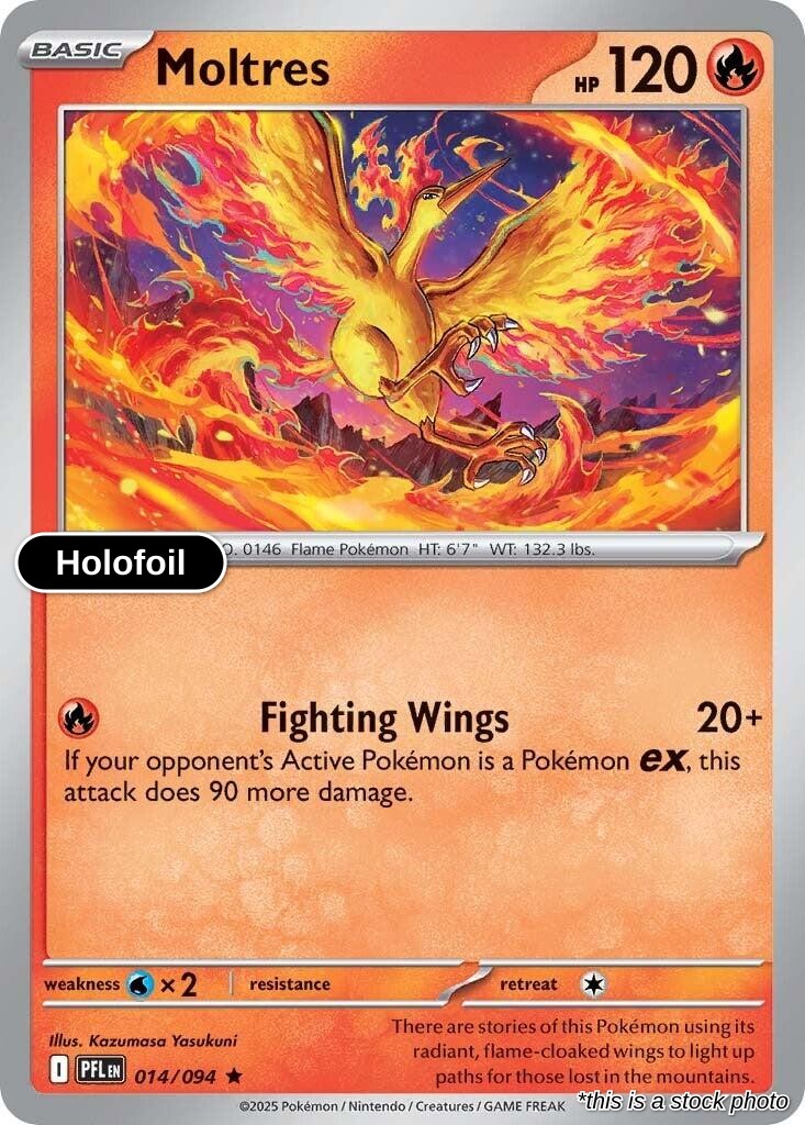 Moltres - 014/094 - [PFL - ME02: Phantasmal Flames] - Holofoil