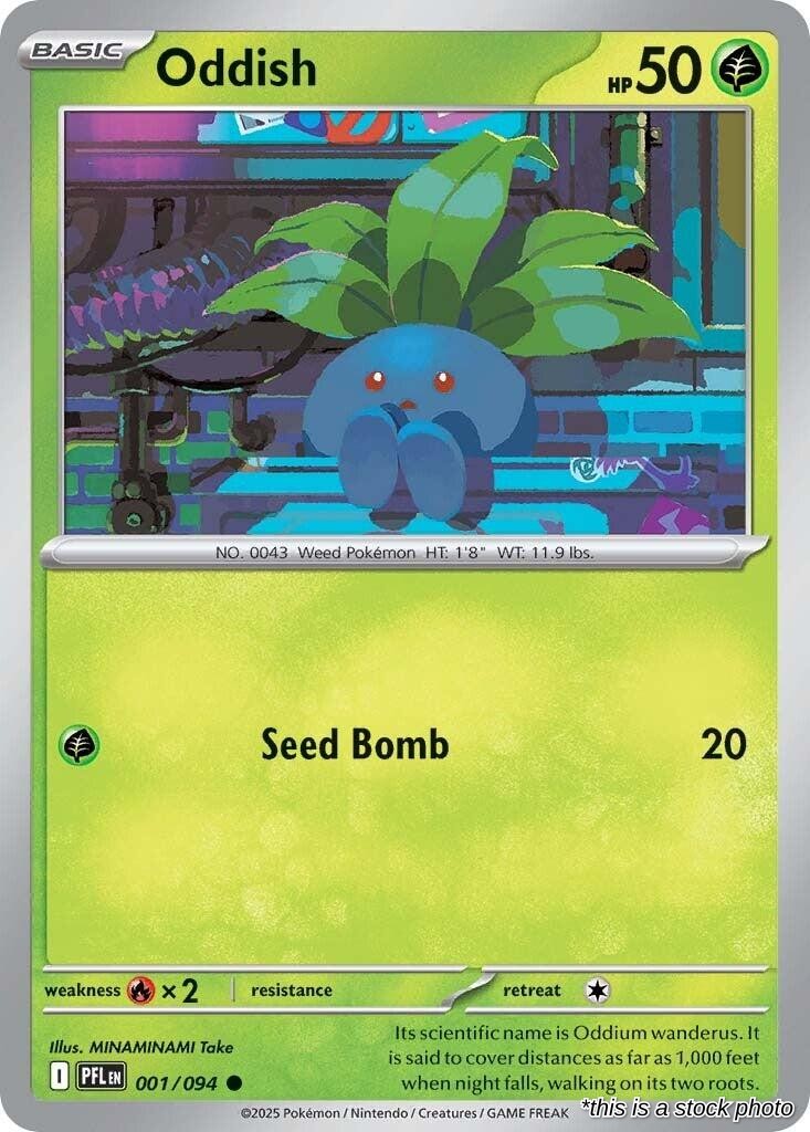 Oddish - 001/094 - [PFL - ME02: Phantasmal Flames]