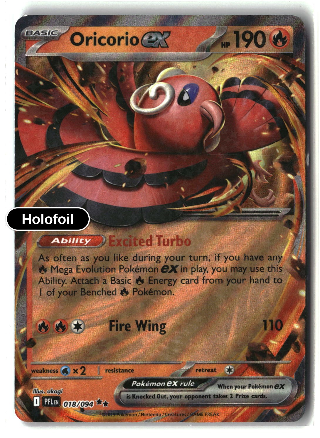 Oricorio ex - 018/094