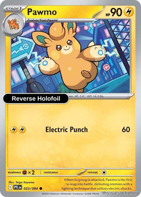 Pawmo - 033/094 - [PFL - ME02: Phantasmal Flames] - Reverse Holofoil