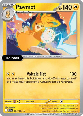 Pawmot - 034/094 - [PFL - ME02: Phantasmal Flames] - Holofoil