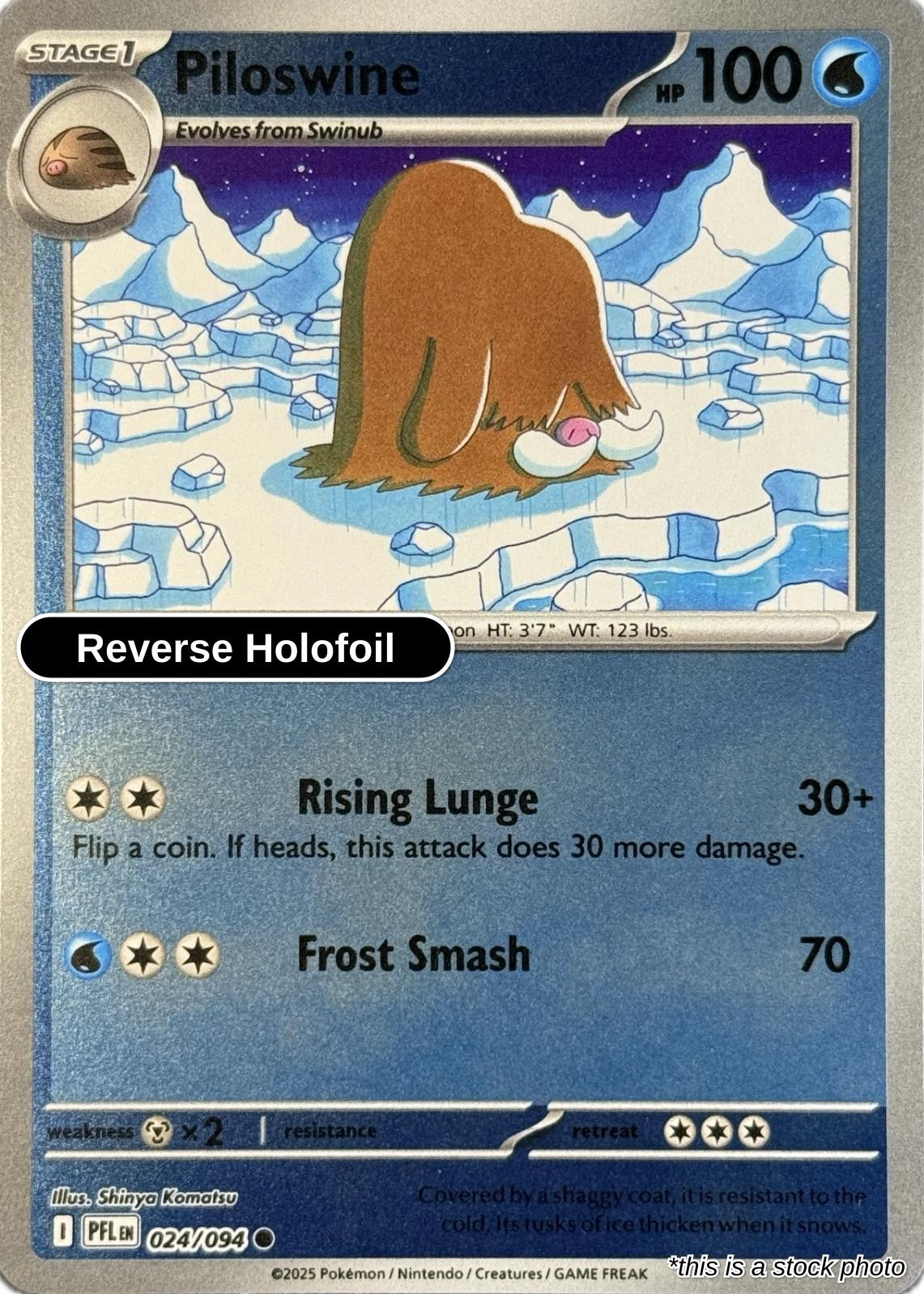 Piloswine - 024/094 - [PFL - ME02: Phantasmal Flames] - Reverse Holofoil