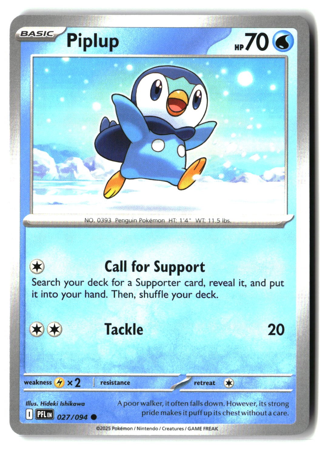 Piplup - 027/094 - [PFL - ME02: Phantasmal Flames]