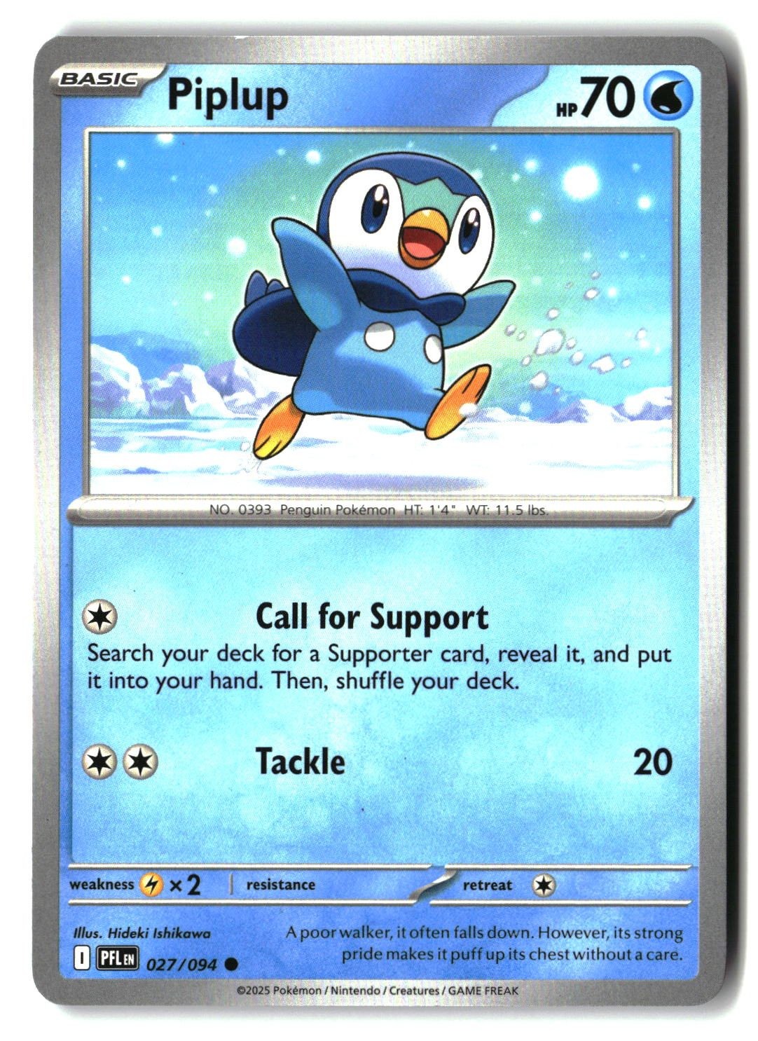 Piplup - 027/094 - [PFL - ME02: Phantasmal Flames]