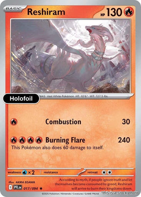 Reshiram - 017/094 - [PFL - ME02: Phantasmal Flames] - Holofoil