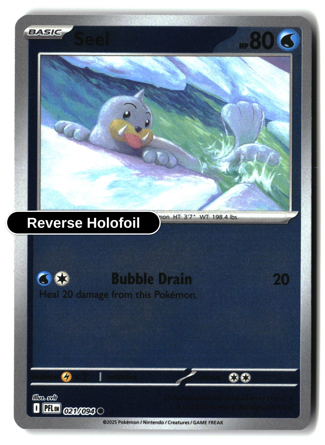Seel - 021/094 - [PFL - ME02: Phantasmal Flames] - Reverse Holofoil