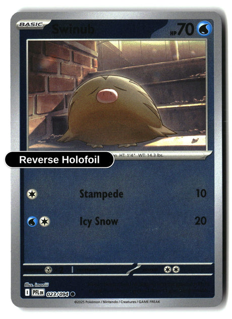 Swinub - 023/094 - [PFL - ME02: Phantasmal Flames] - Reverse Holofoil