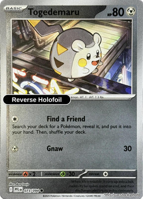Togedemaru - 073/094 - [PFL - ME02: Phantasmal Flames] - Reverse Holofoil