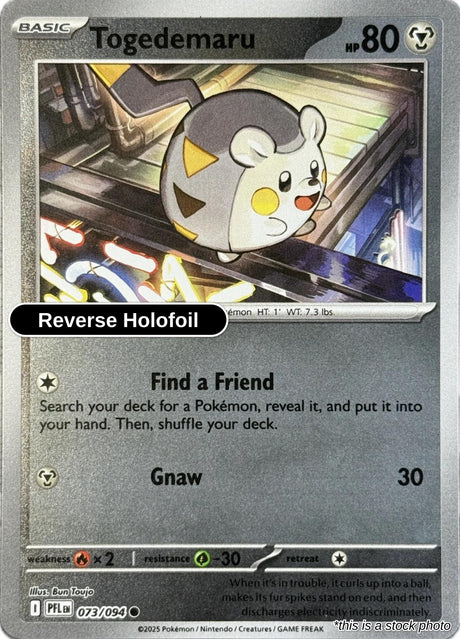 Togedemaru - 073/094 - [PFL - ME02: Phantasmal Flames] - Reverse Holofoil