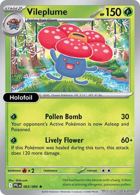Vileplume - 003/094 - [PFL - ME02: Phantasmal Flames] - Holofoil