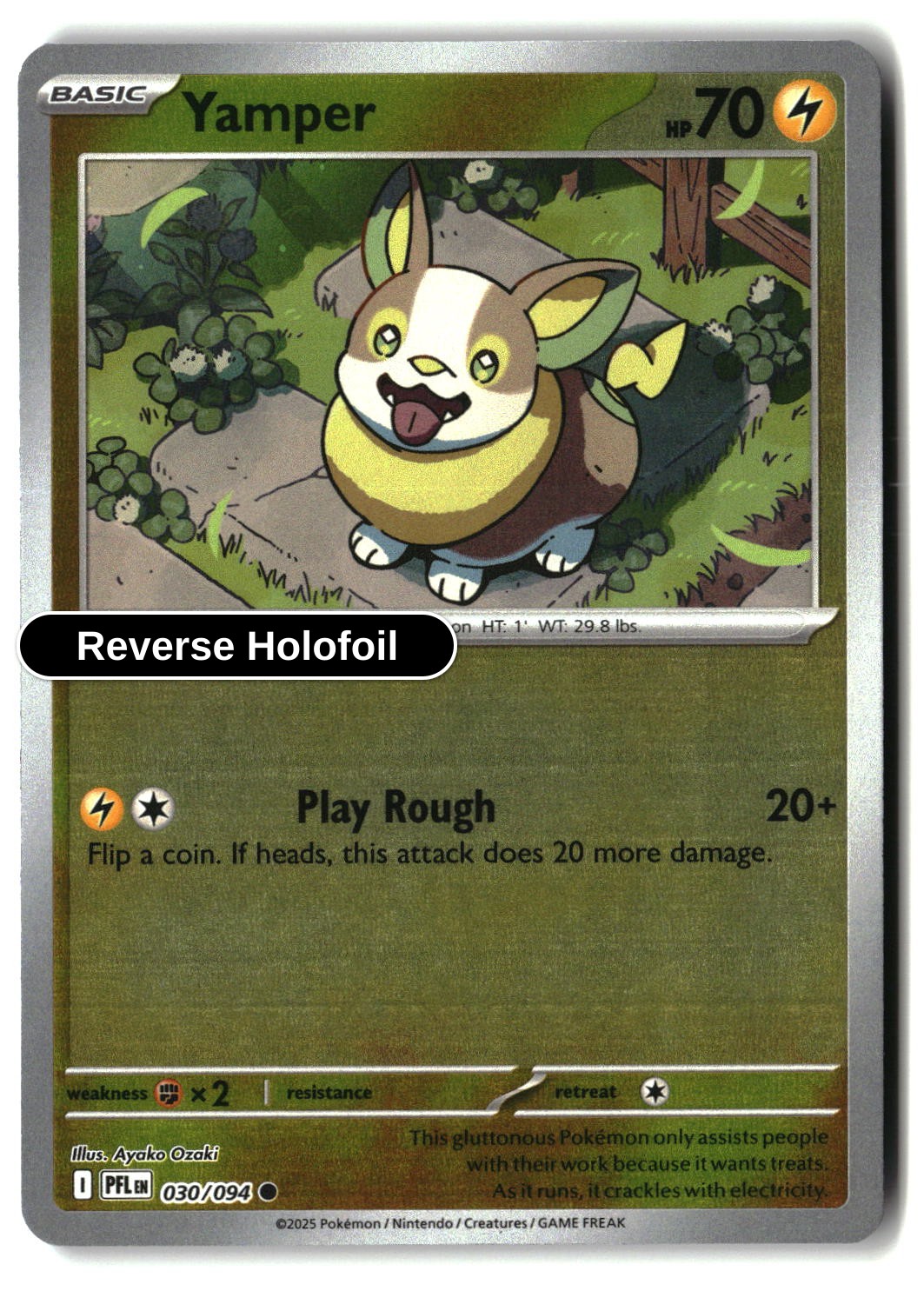 Yamper - 030/094 - [PFL - ME02: Phantasmal Flames] - Reverse Holofoil