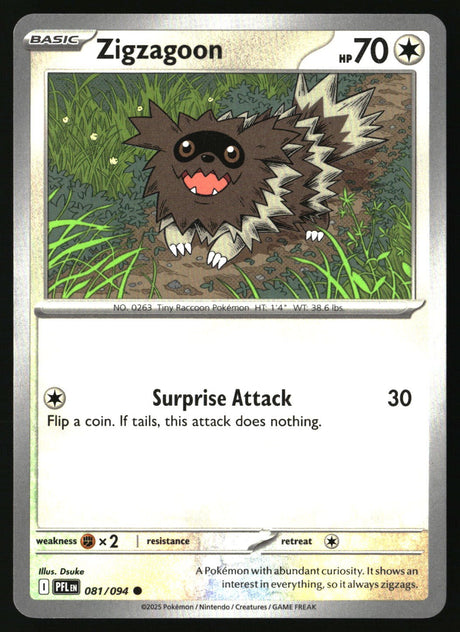 Zigzagoon - 081/094 - [PFL - ME02: Phantasmal Flames]