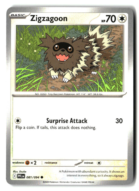 Zigzagoon - 081/094 - [PFL - ME02: Phantasmal Flames]